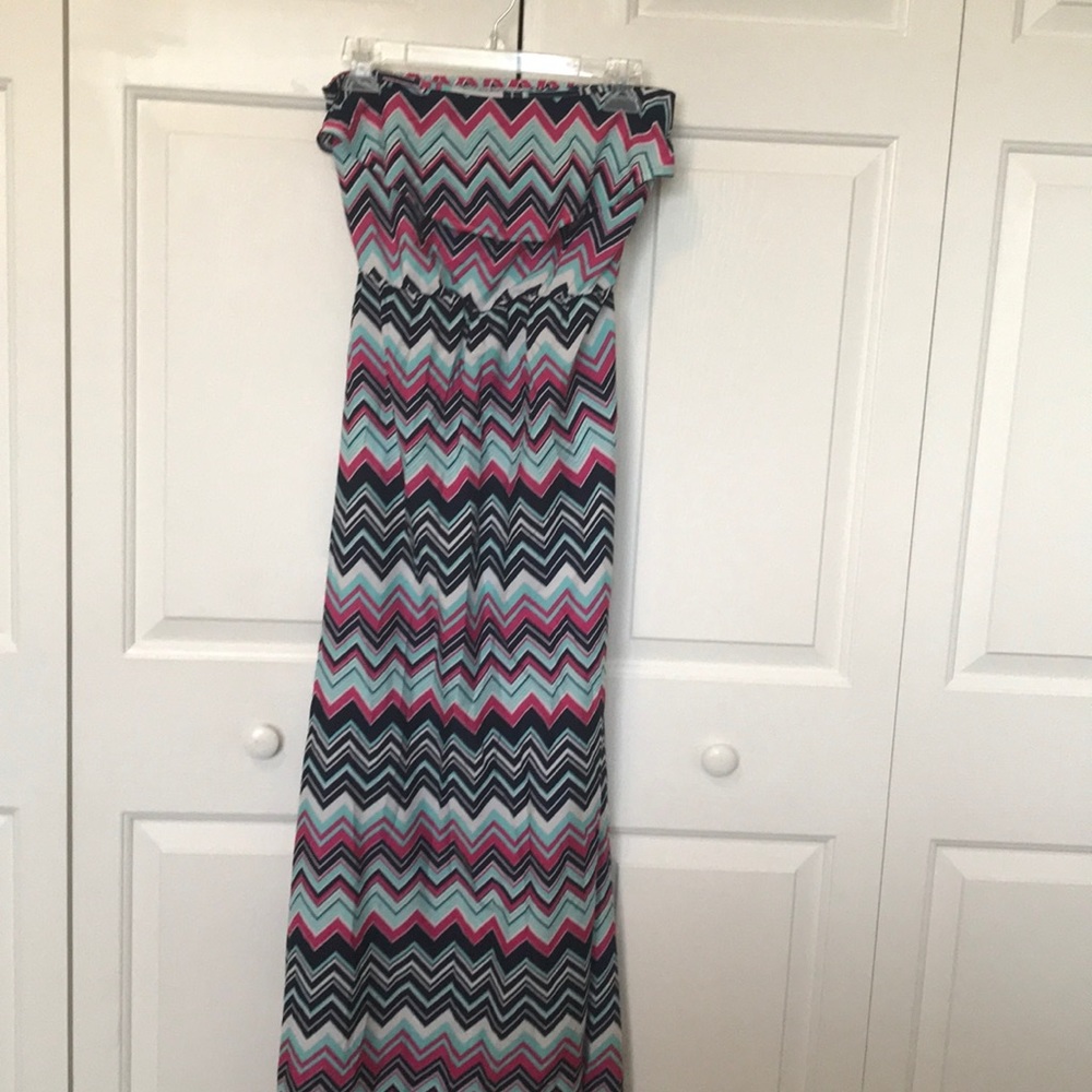 Charlotte Russe strapless Maxi dress beach